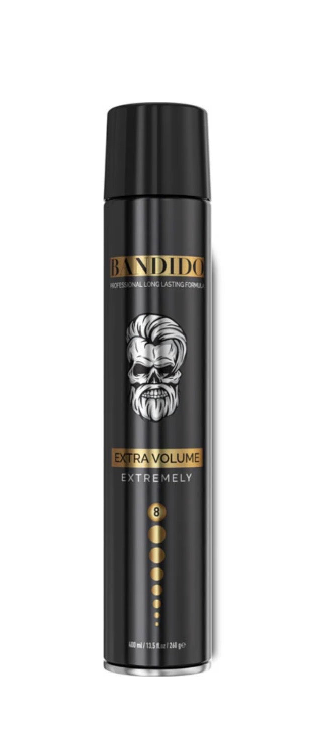 BANDIDO Extra Volume Extremely Black Hair Spray 400ml