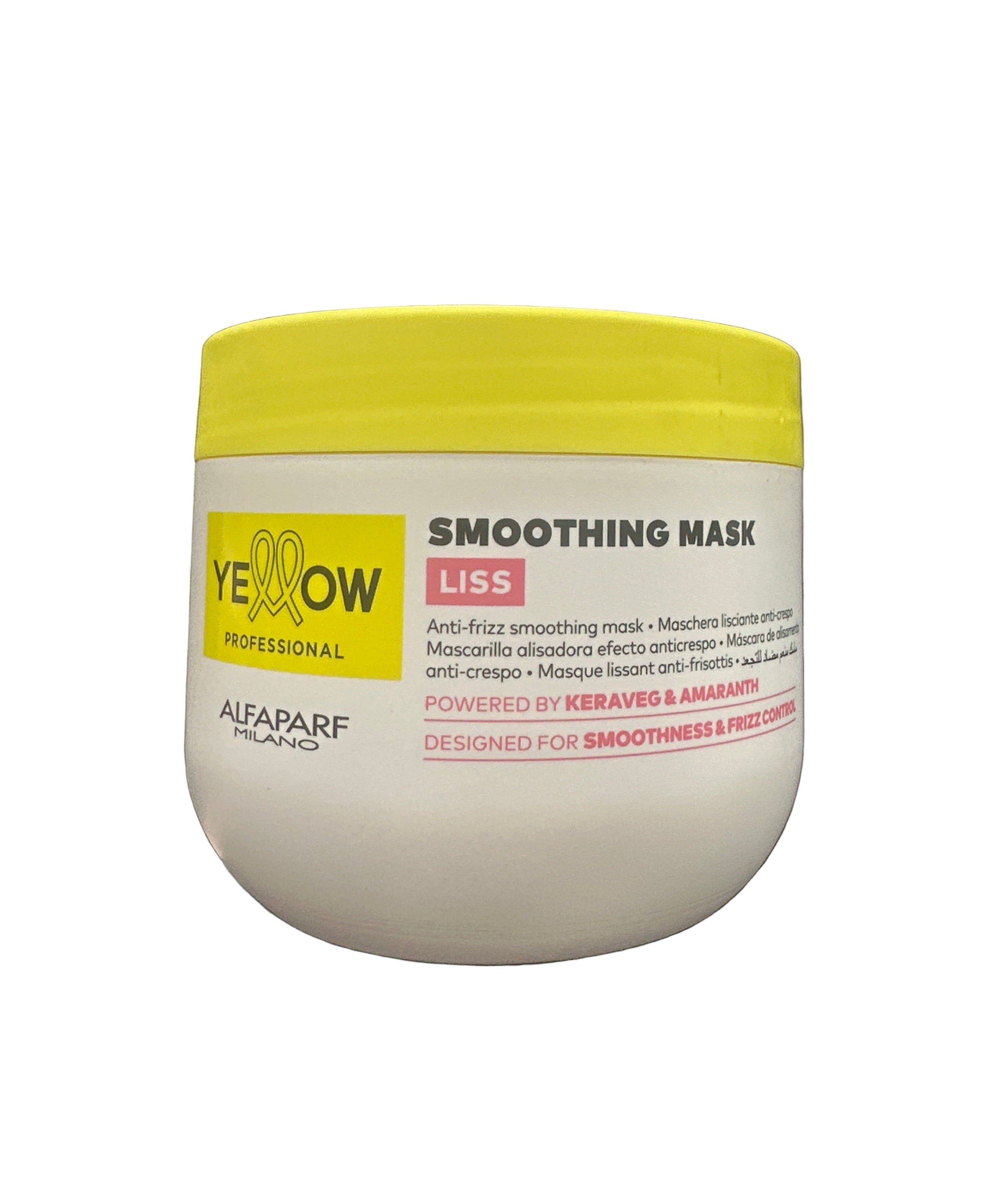 Alfaparf Yellow Smoothing Mask Liss 300ml Maschera Anti Frizz Lisciante