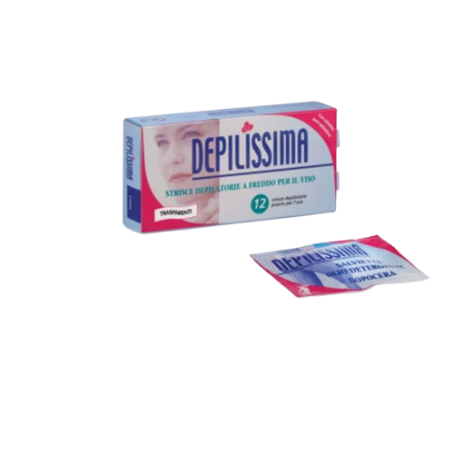 6 STRISCE VISO DOPPIE - TRASPARENTI DEPILISSIMA