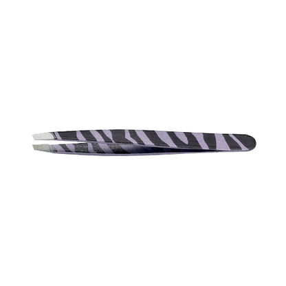 PINZETTE INOX OBLIQUE ZEBRA AURORE
