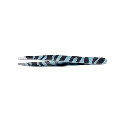 PINZETTE INOX OBLIQUE ZEBRA AURORE
