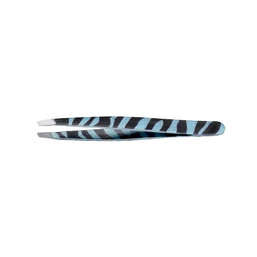 PINZETTE INOX OBLIQUE ZEBRA AURORE