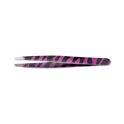 PINZETTE INOX OBLIQUE ZEBRA AURORE