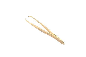 PINZETTA INOX A GANCIO RETTA RBB